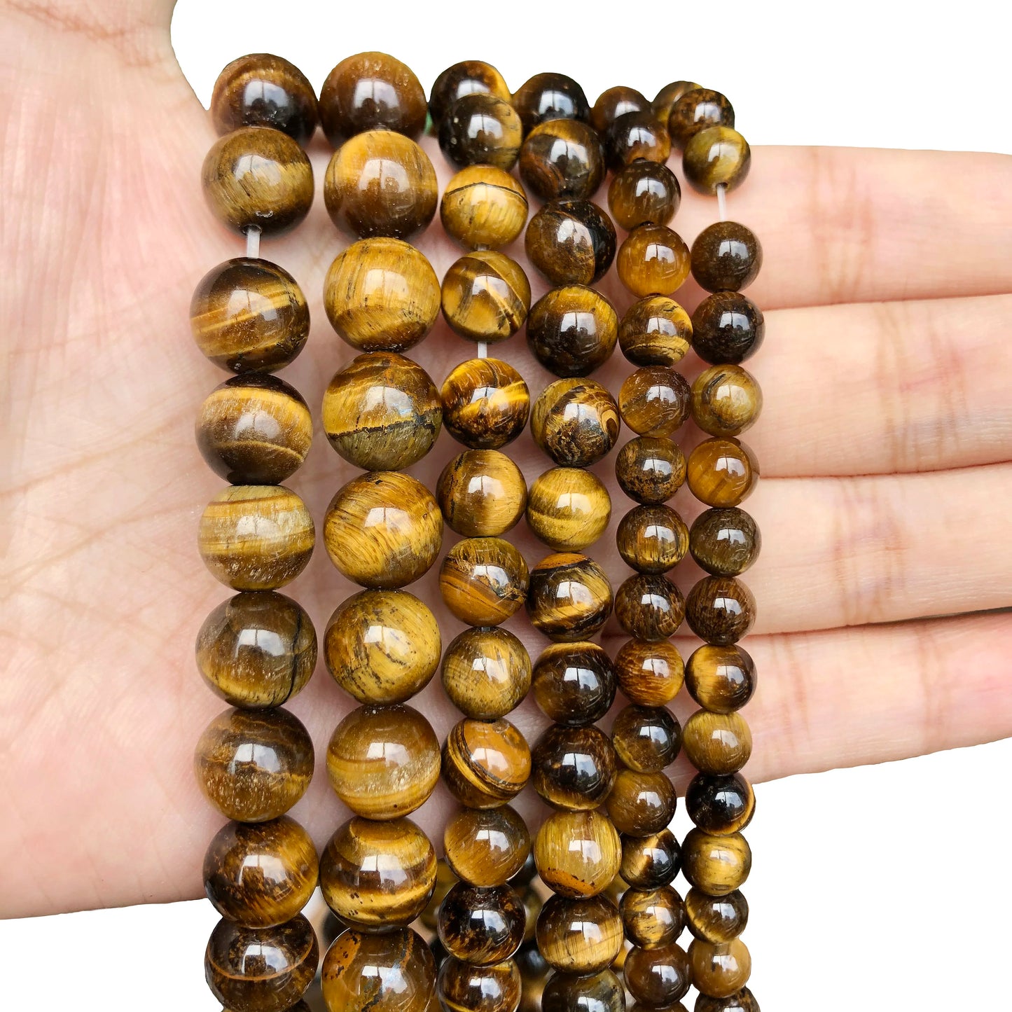Natural Stone Round Beads Yooperlite Fire Sodalite Loose Spacer Beads