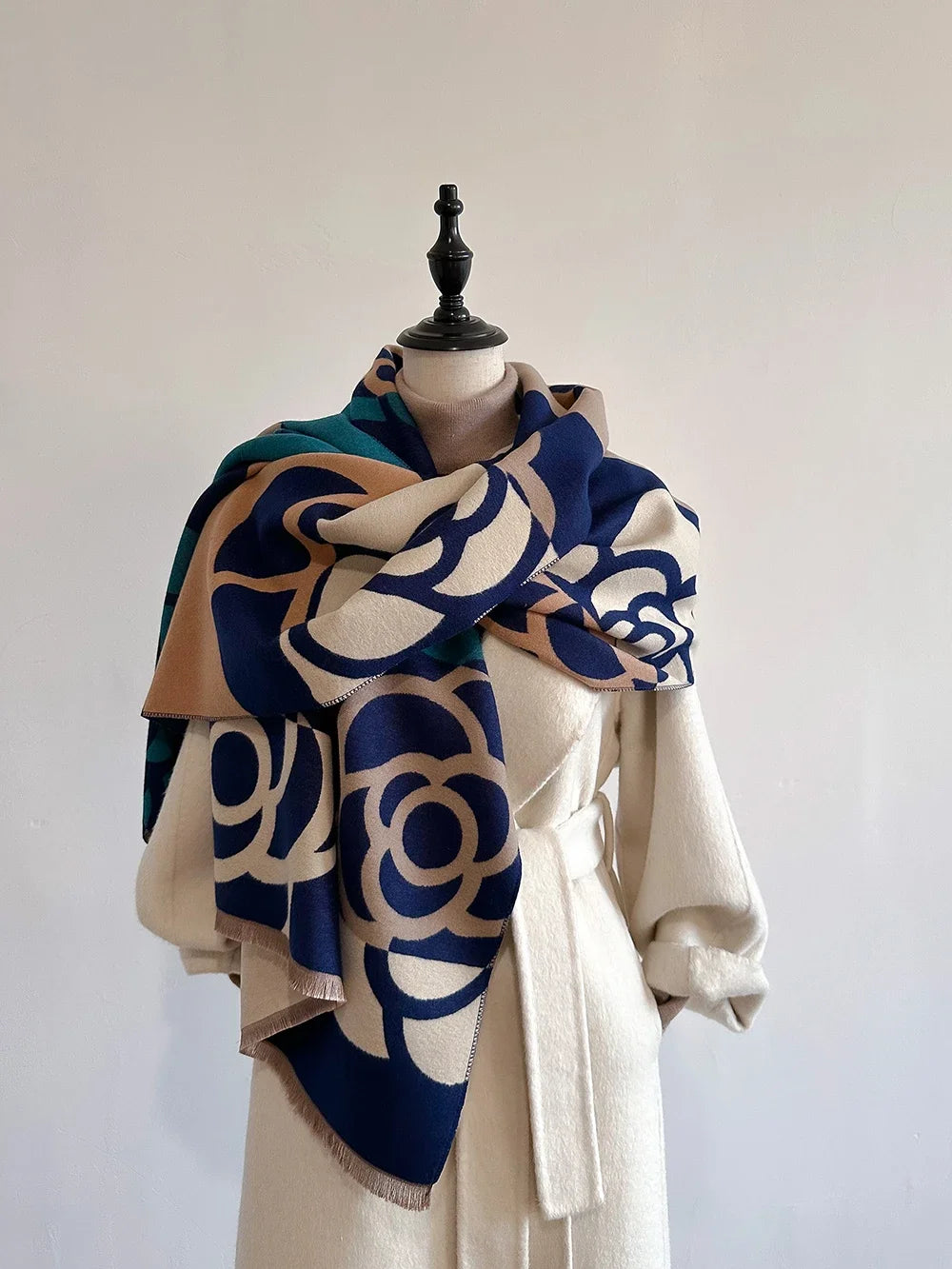 Shawl Floral Scarf Wrap