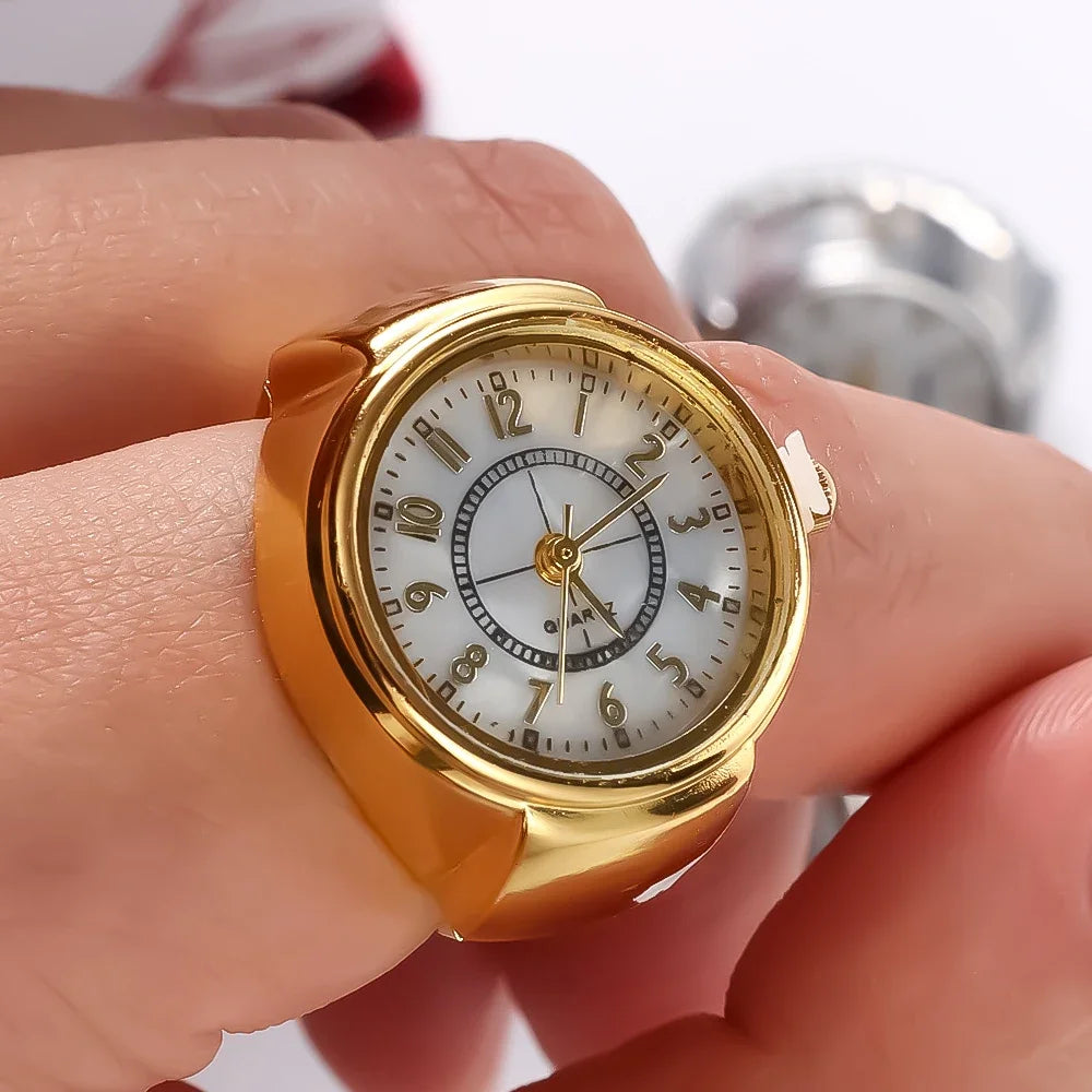 Quartz Finger Ring Watch Gift