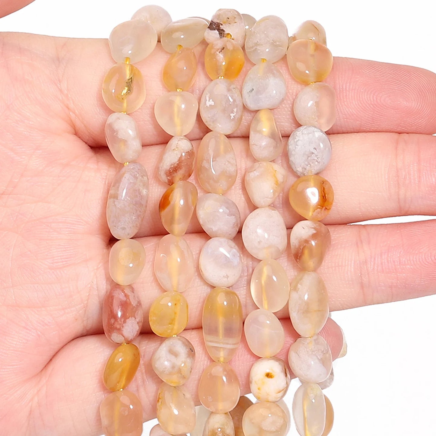 Red Jasper Indian Agate Rose Quartz Beads For Jewelry Making
