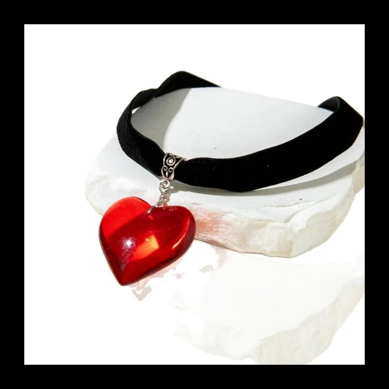 Choker Pendant Necklace with Zircon