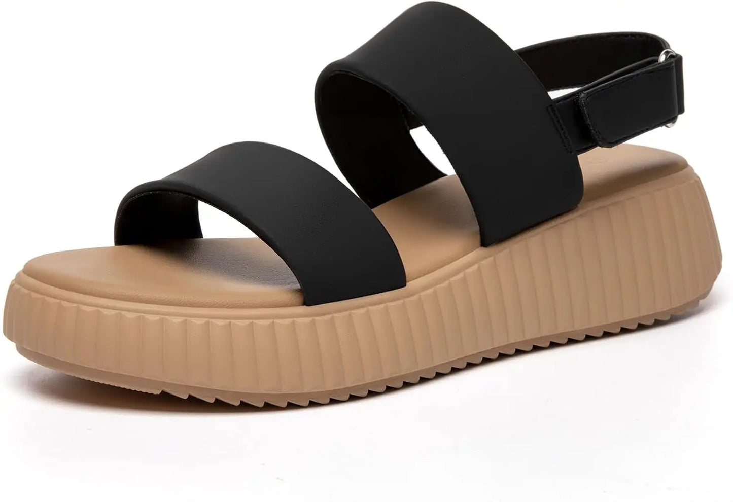 Women's Platform Sandals With Open Toe Ankle Strap
