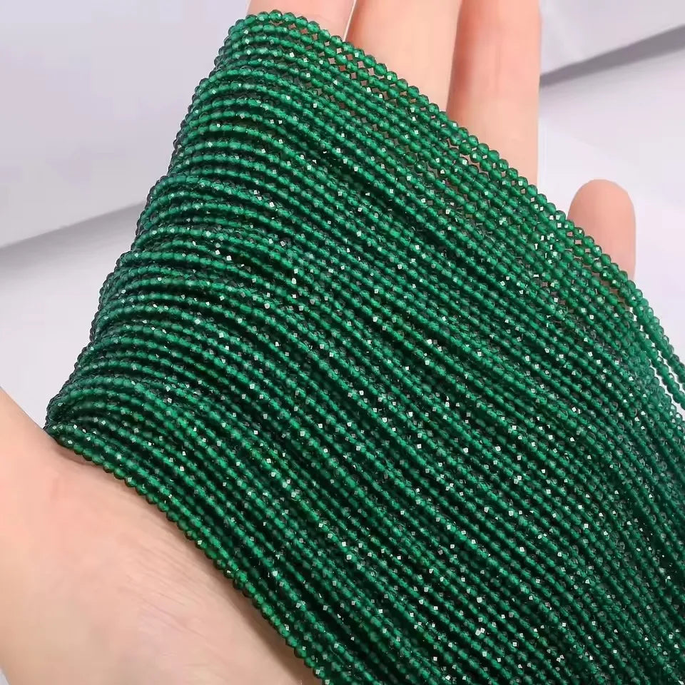 Natural Stone Spinel Cut Multicolor Spacer Beads For Jewelry
