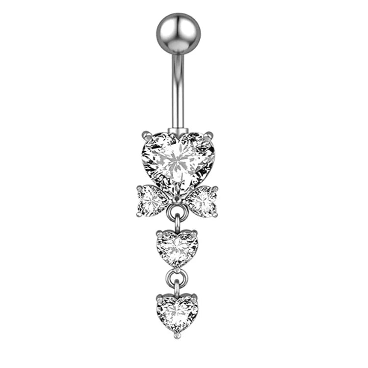 Belly Ring Piercing Zircon