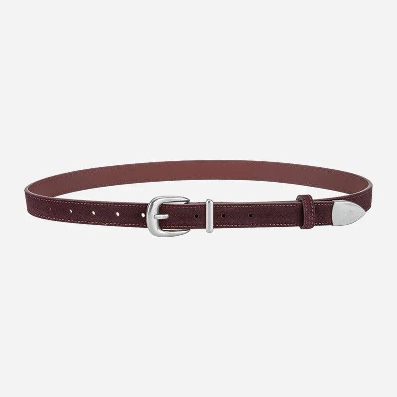 Buckle Thin Belt For Jeans Waistband Fashion