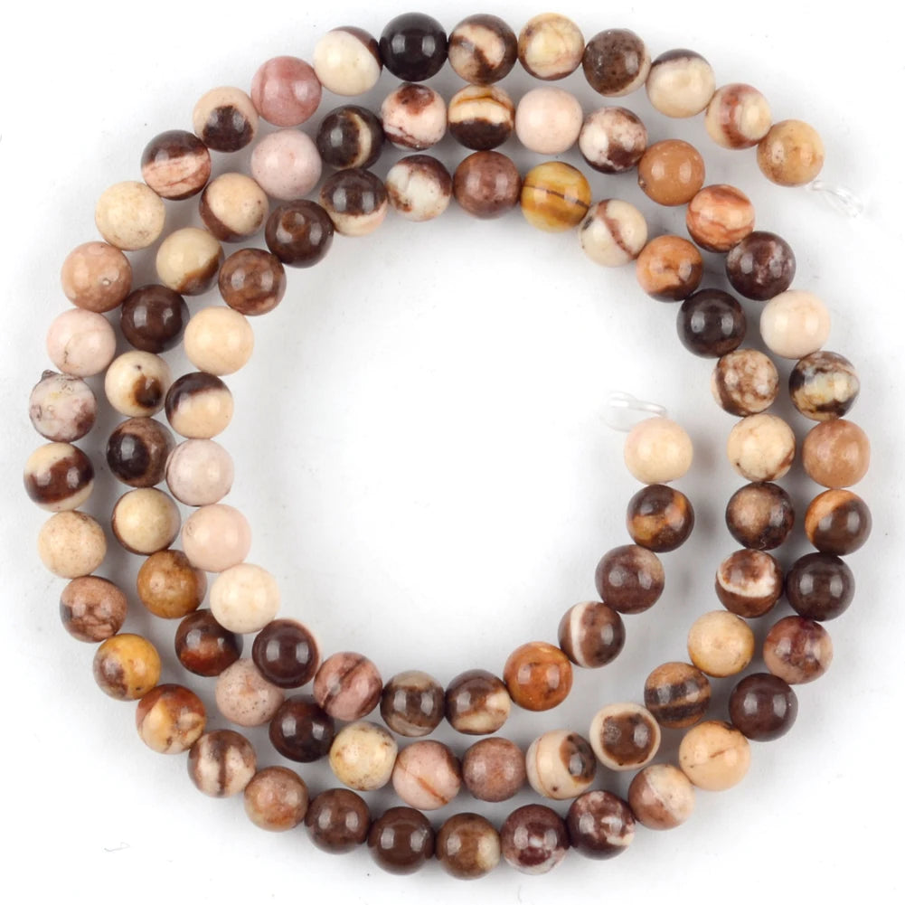 Australian Zebra Jasper Beads for Jewelry Making