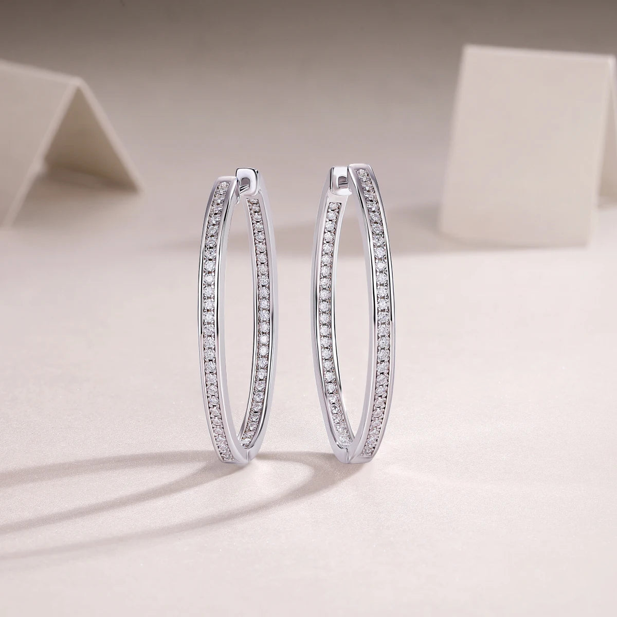 Earrings Tibetan Silver With Mosan Diamond