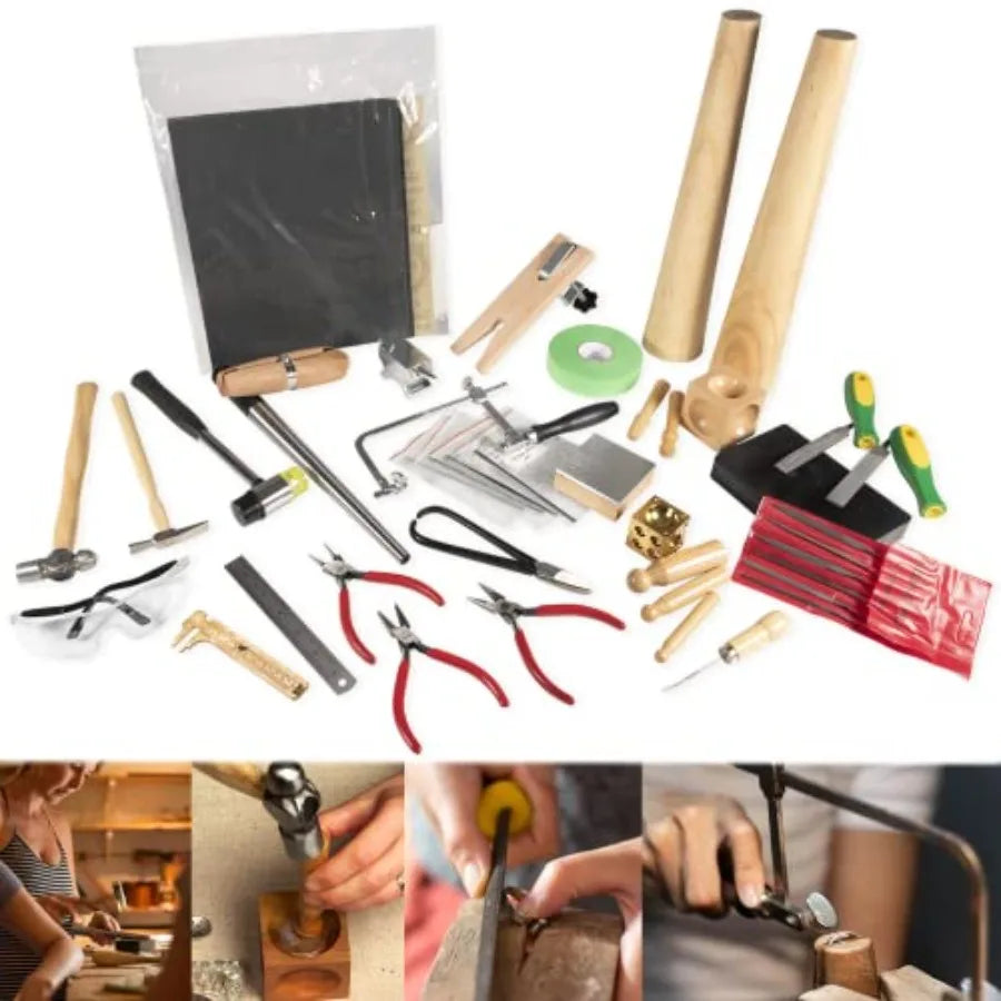 MDNG Beginners Jewelry Making Tool Set Silversmithing Tools
