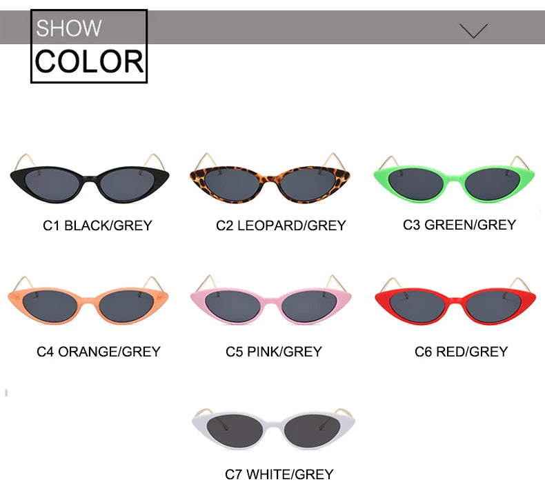 Cat Eye Sunglasses UV400 Trendy Fashion Eyewear