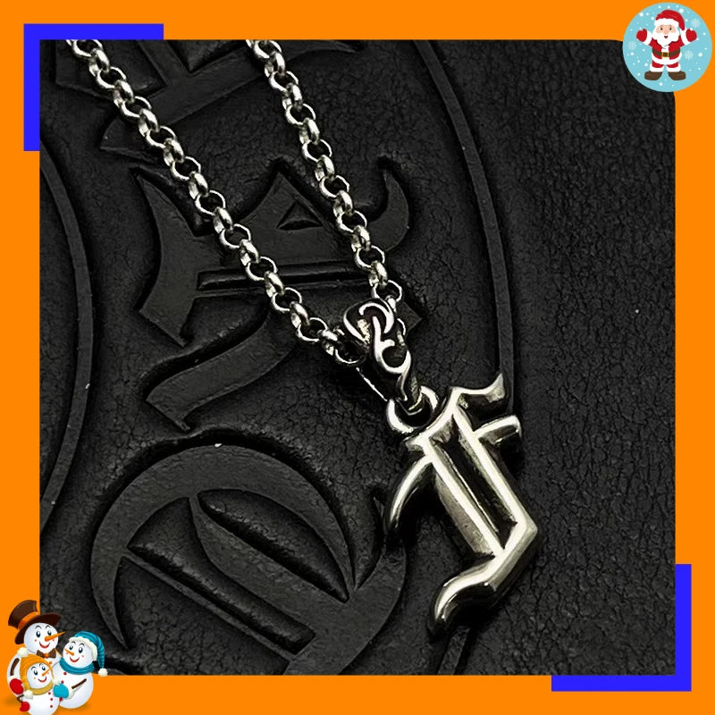 Necklace Pendant Letter Chain Jewelry