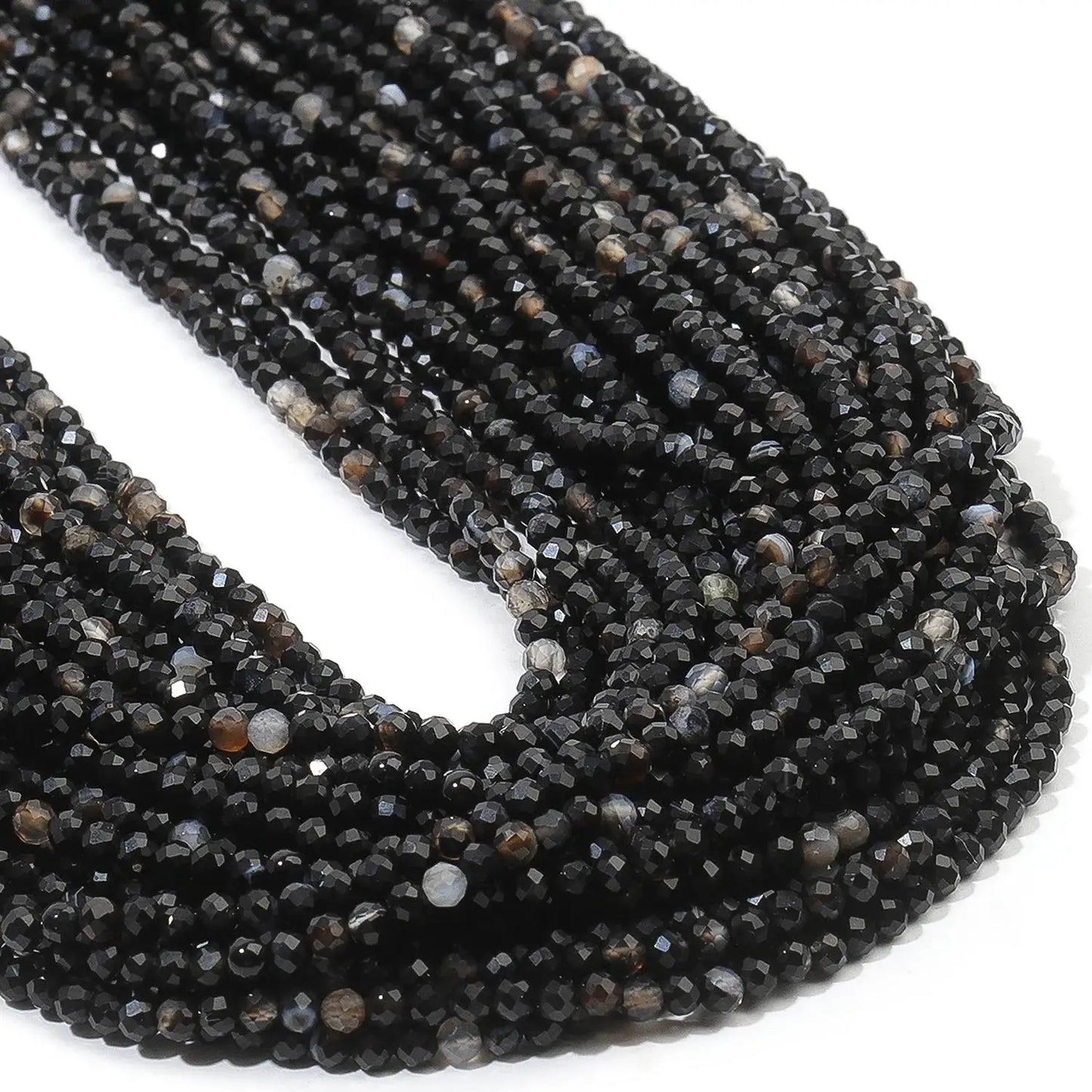 Faceted Tiny Beads Natural Aquamarine Lapis Lazuli Tourmaline Amethyst Beads