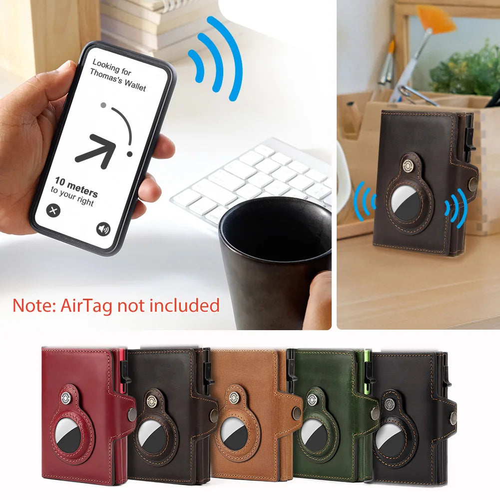 Wallet RFID Leather Card Holder
