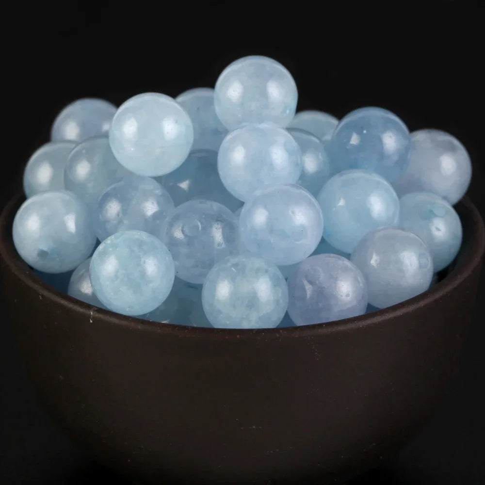 IYKWIM Natural Round Bead Mix Tiger Eye Amazonite Lava Turquoise