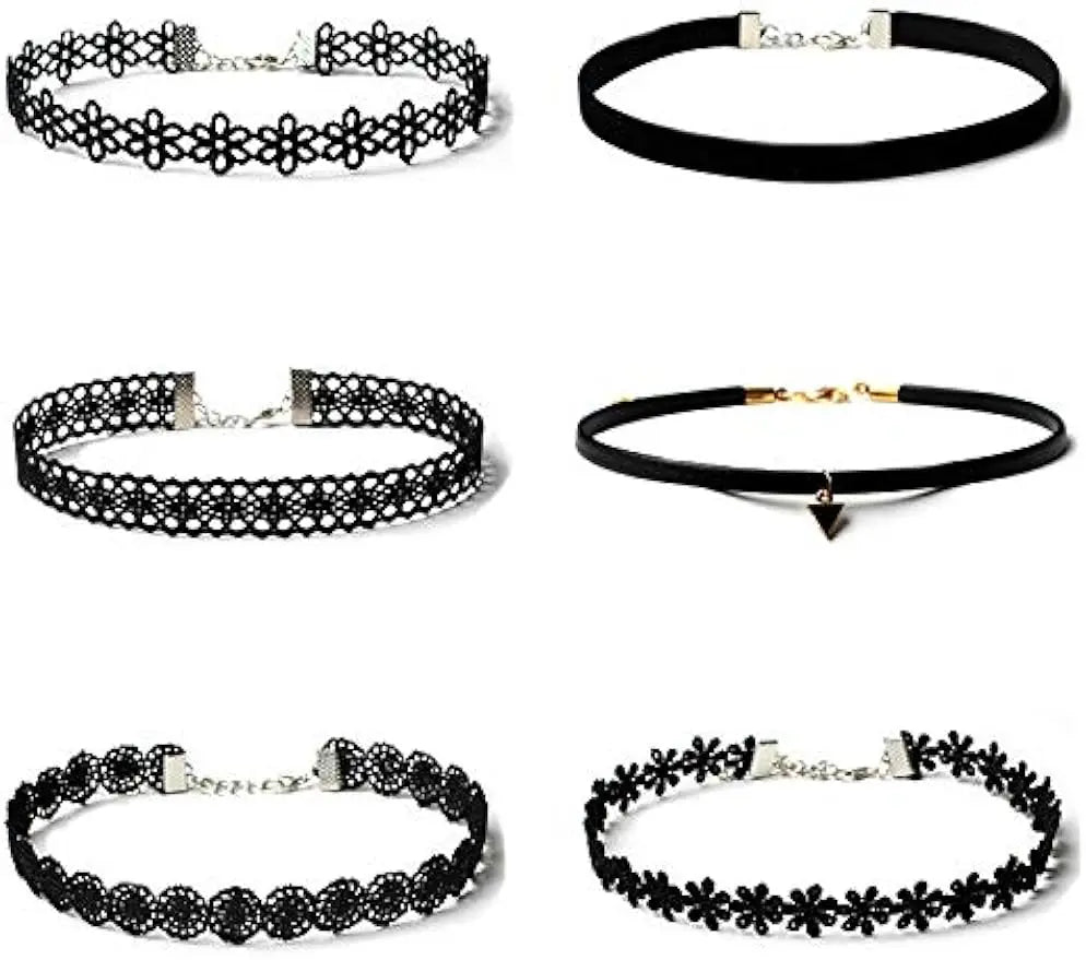 Choker Velvet Set 6 Piece Styles