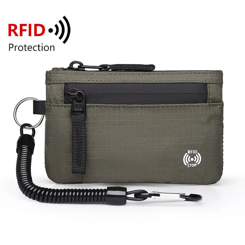 RFID Wallet Card Holder Mini Coin Purse
