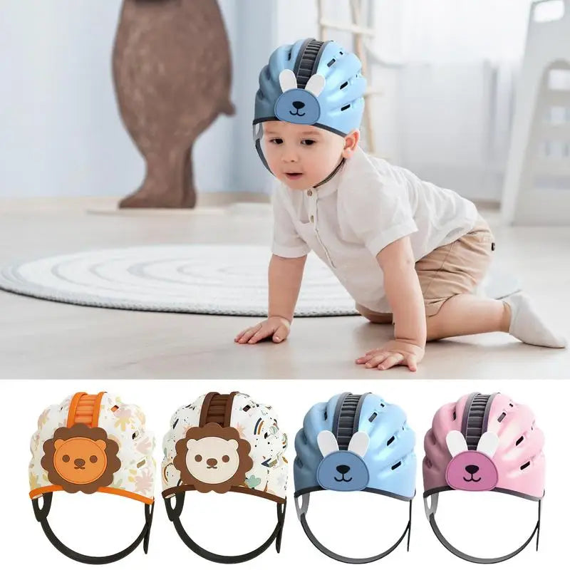 Toddler Walking Hat Protector Cap Adjustable