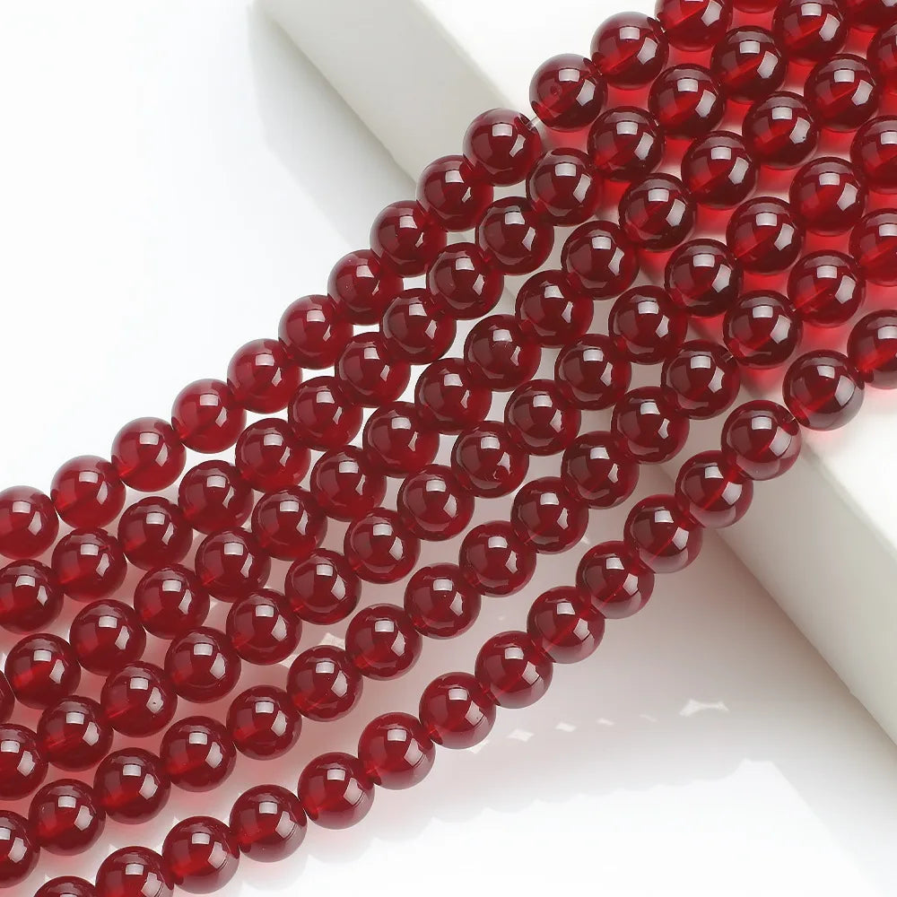 Glass Round Spacer Beads For Jewelry Making Charms And Accessories