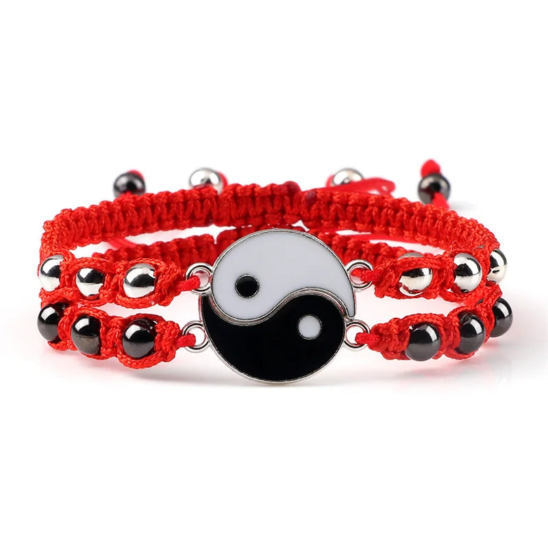 Bracelet Dragon Two Piece Set Yin Yang Jewelry