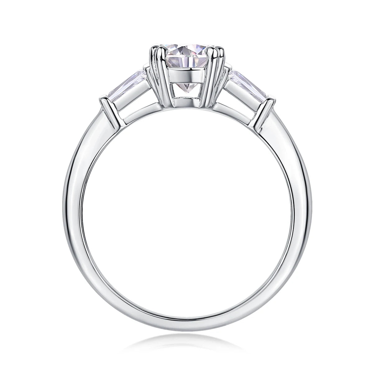 Diamond Moissanite Ring Set