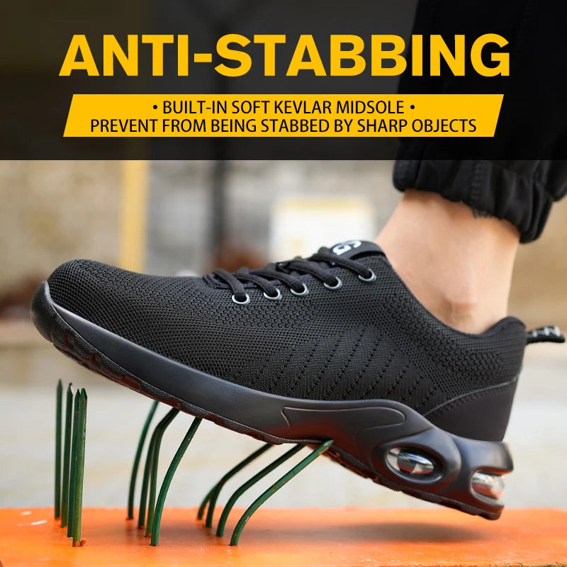 Work Shoes For Men Anti Smash And Puncture Safety