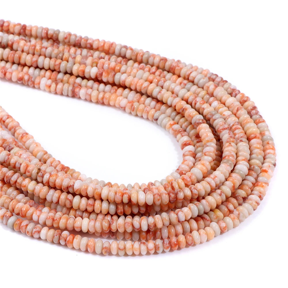 Stone Beads Abacus Round Spacer Beads For Jewelry Making