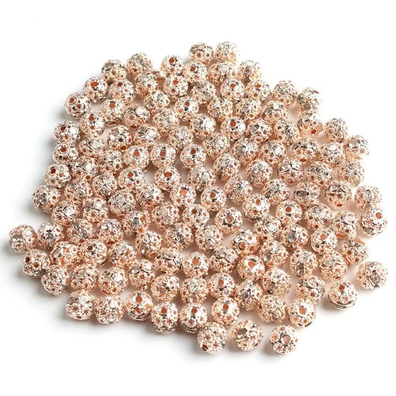 Rhinestone Ball Shape Beads For Jewelry Making