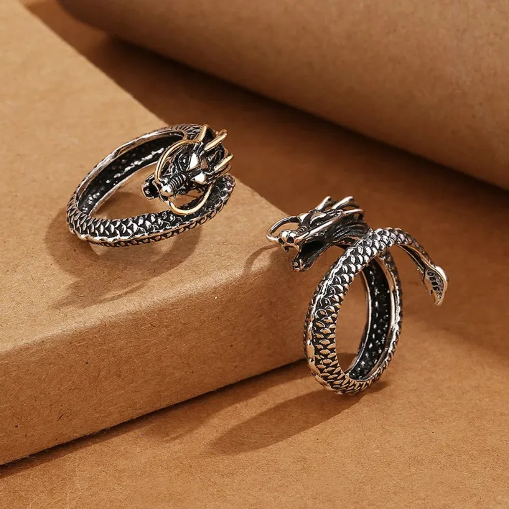 Dragon Ring Vintage Cocktail Ring Jewelry