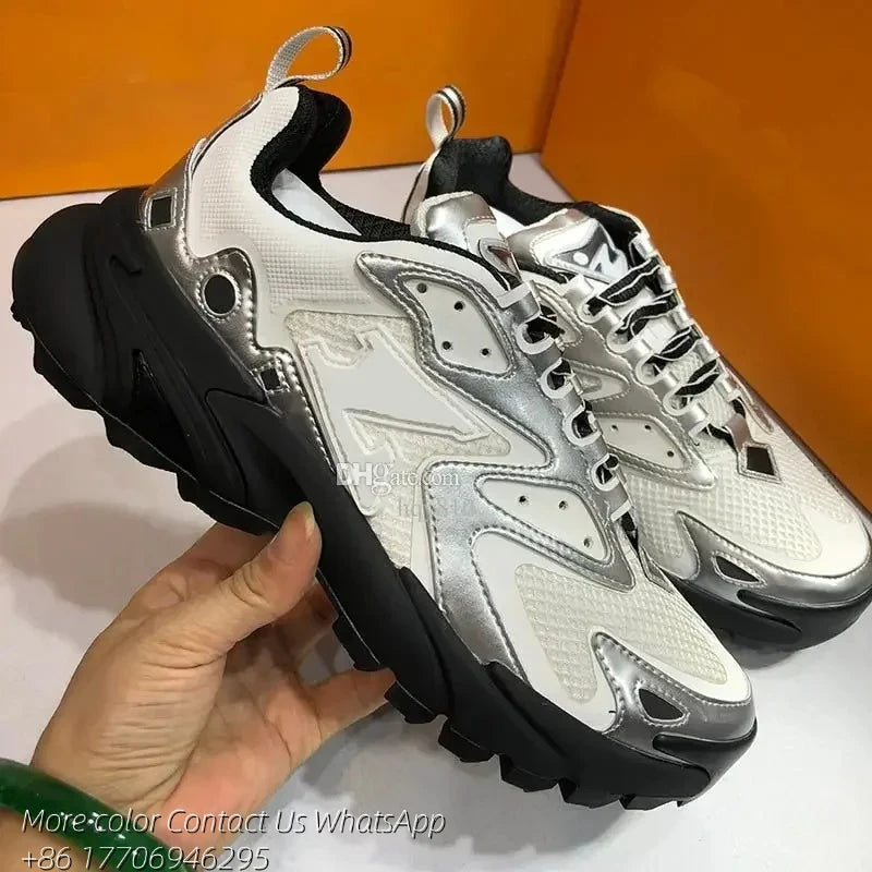 Men's Sneakers Leather Upper