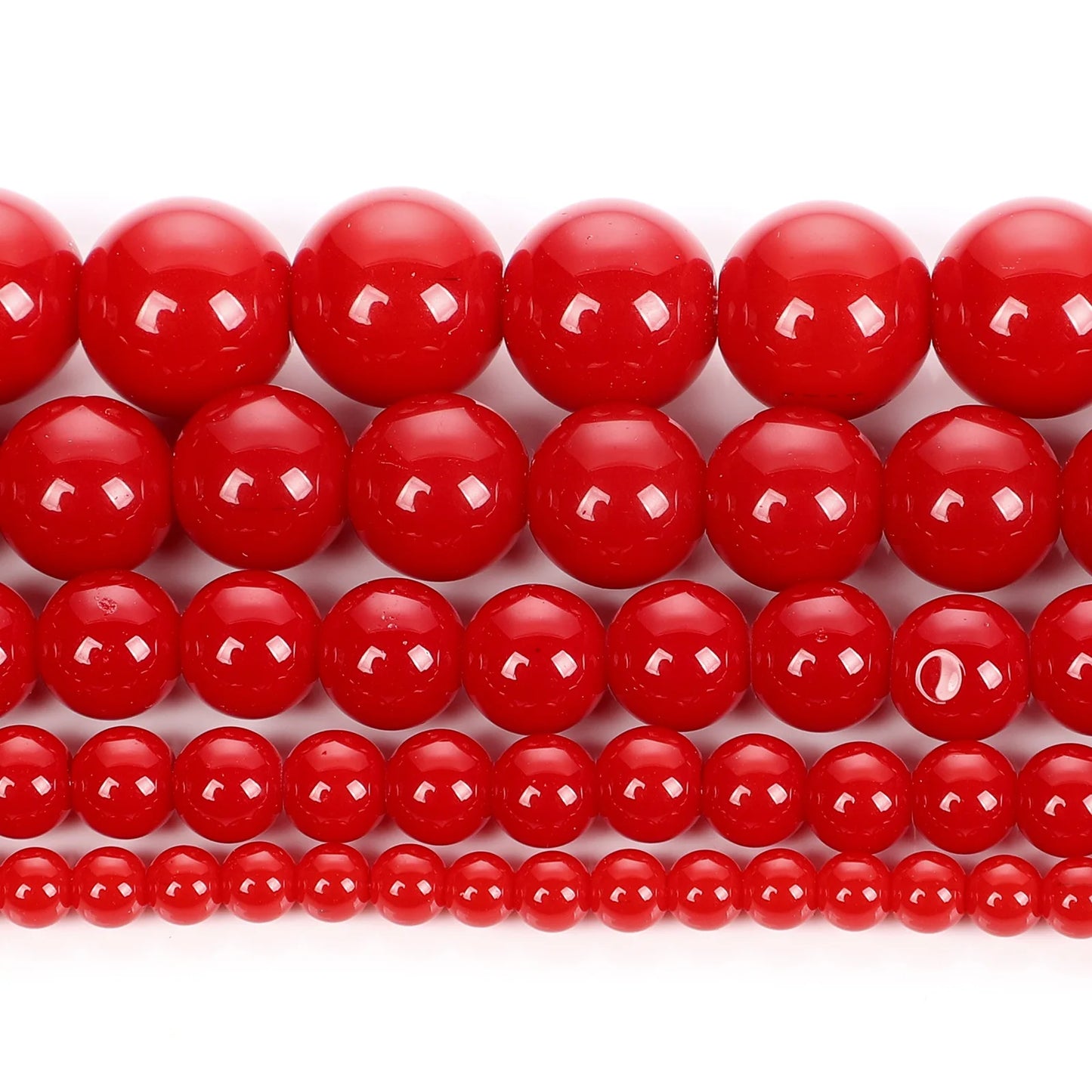 Glass Round Beads Set For Jewelry Making DIY Accessories