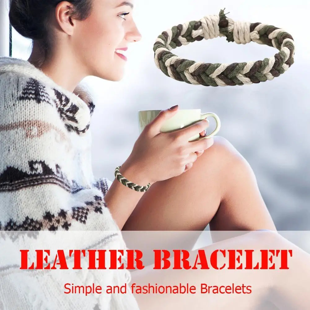 Braided Rope Weave Bangles