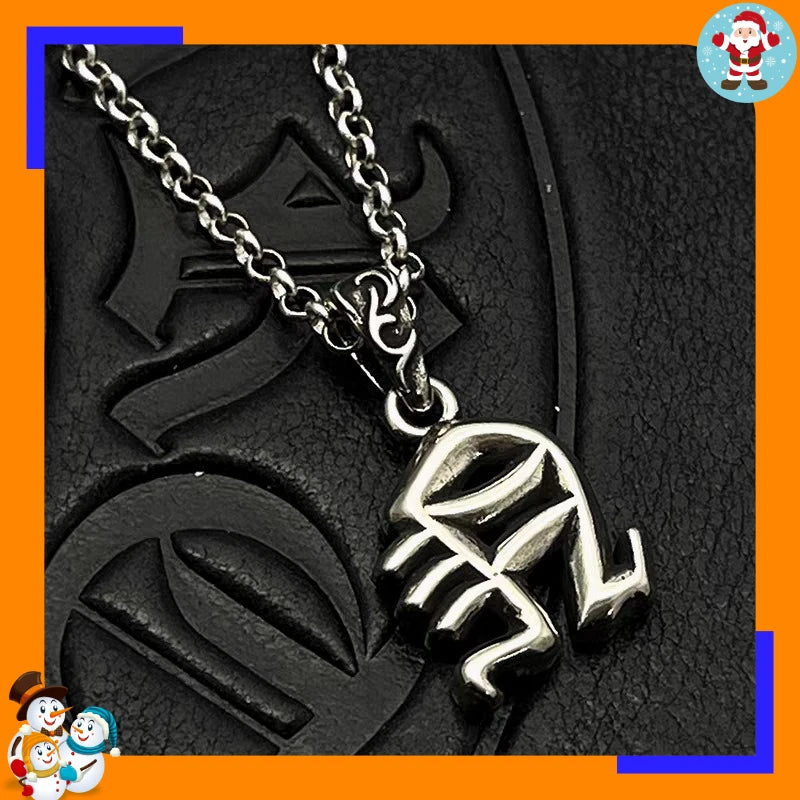 Necklace Pendant Letter Chain Jewelry