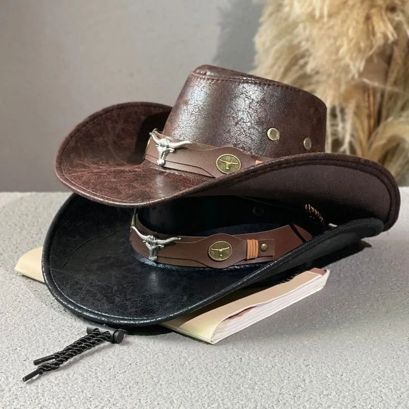 Western Cowboy Hat Flat Top