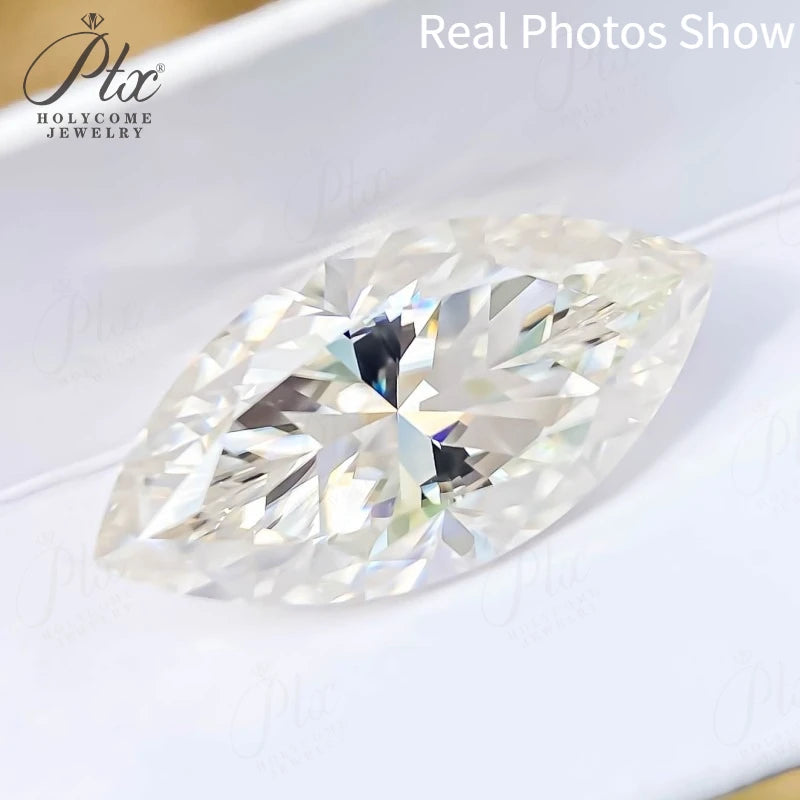 Moissanite Loose Stones VVS1 Marquise Brilliant Cut For Jewelry Making