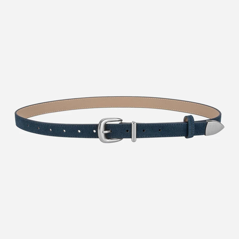 Buckle Thin Belt For Jeans Waistband Fashion