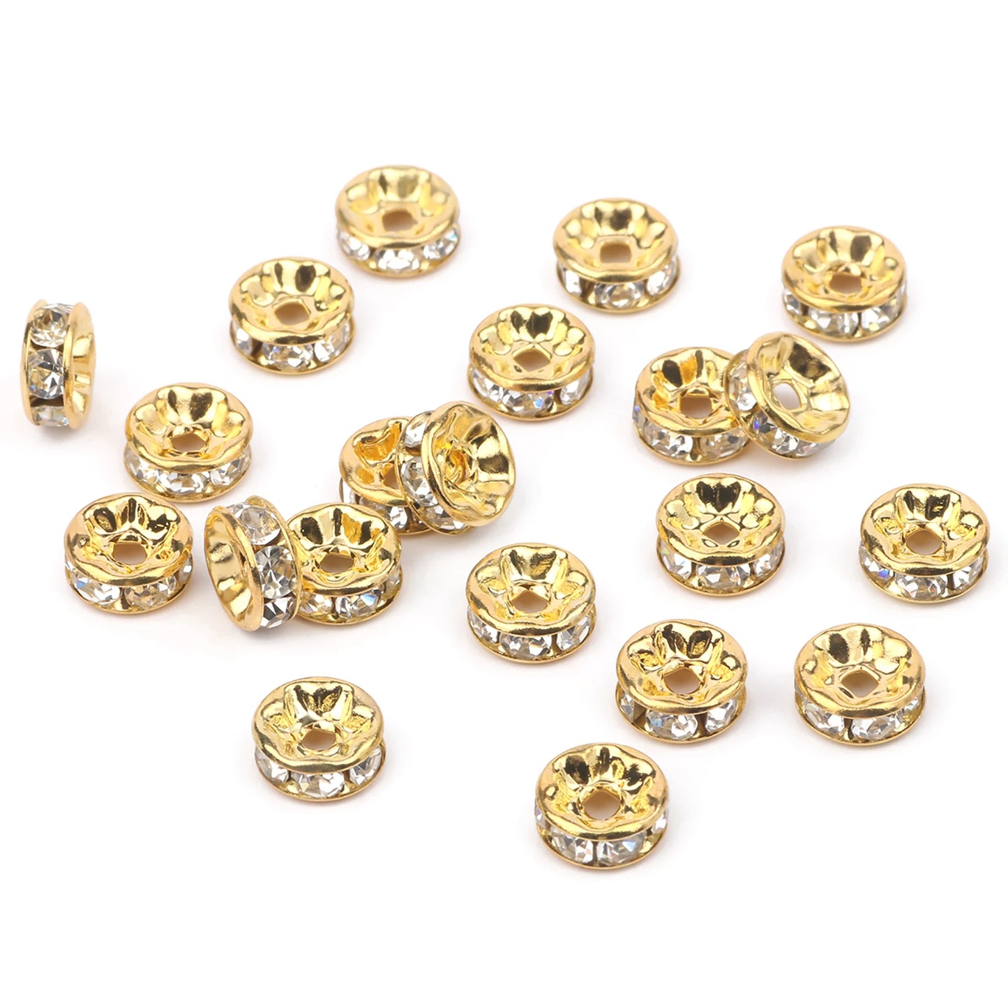 Rhinestone Ball Shape Beads For Jewelry Making