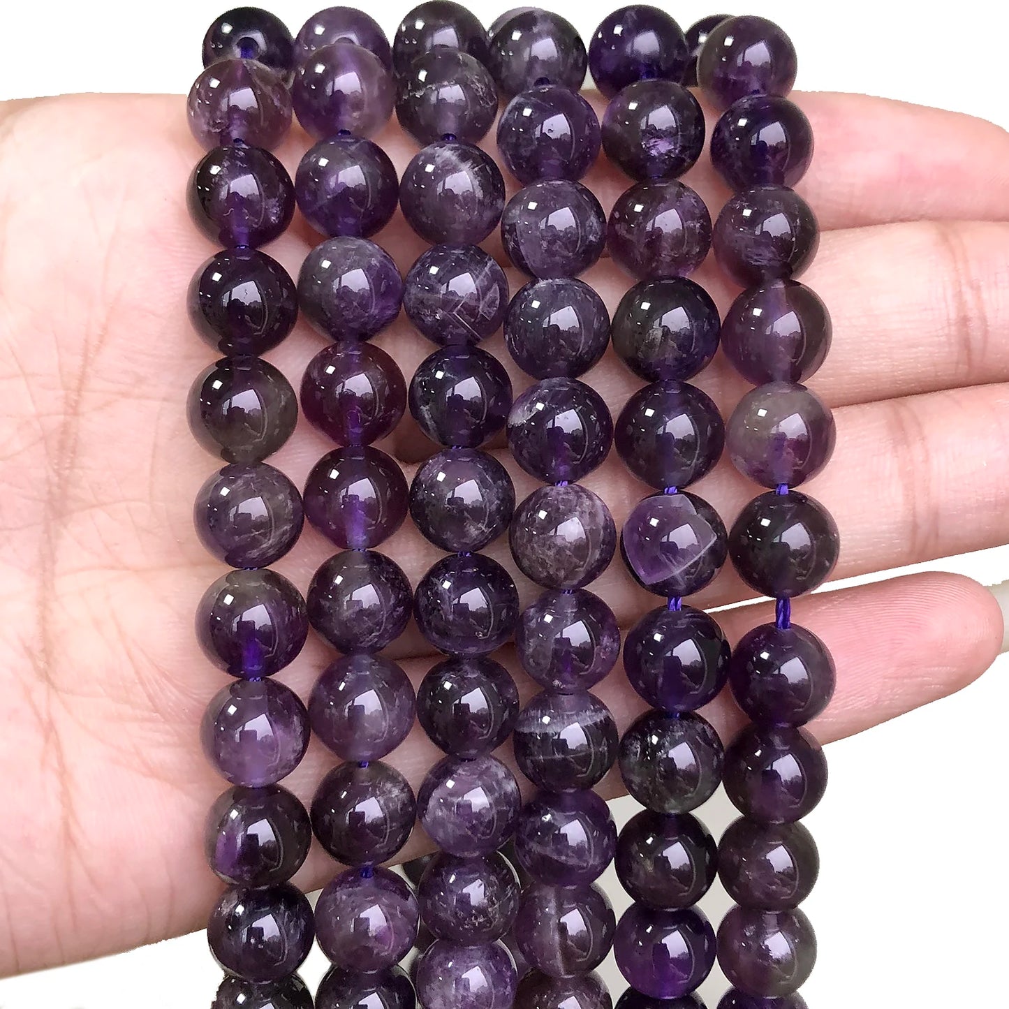 Natural Stone Round Beads Yooperlite Fire Sodalite Loose Spacer Beads