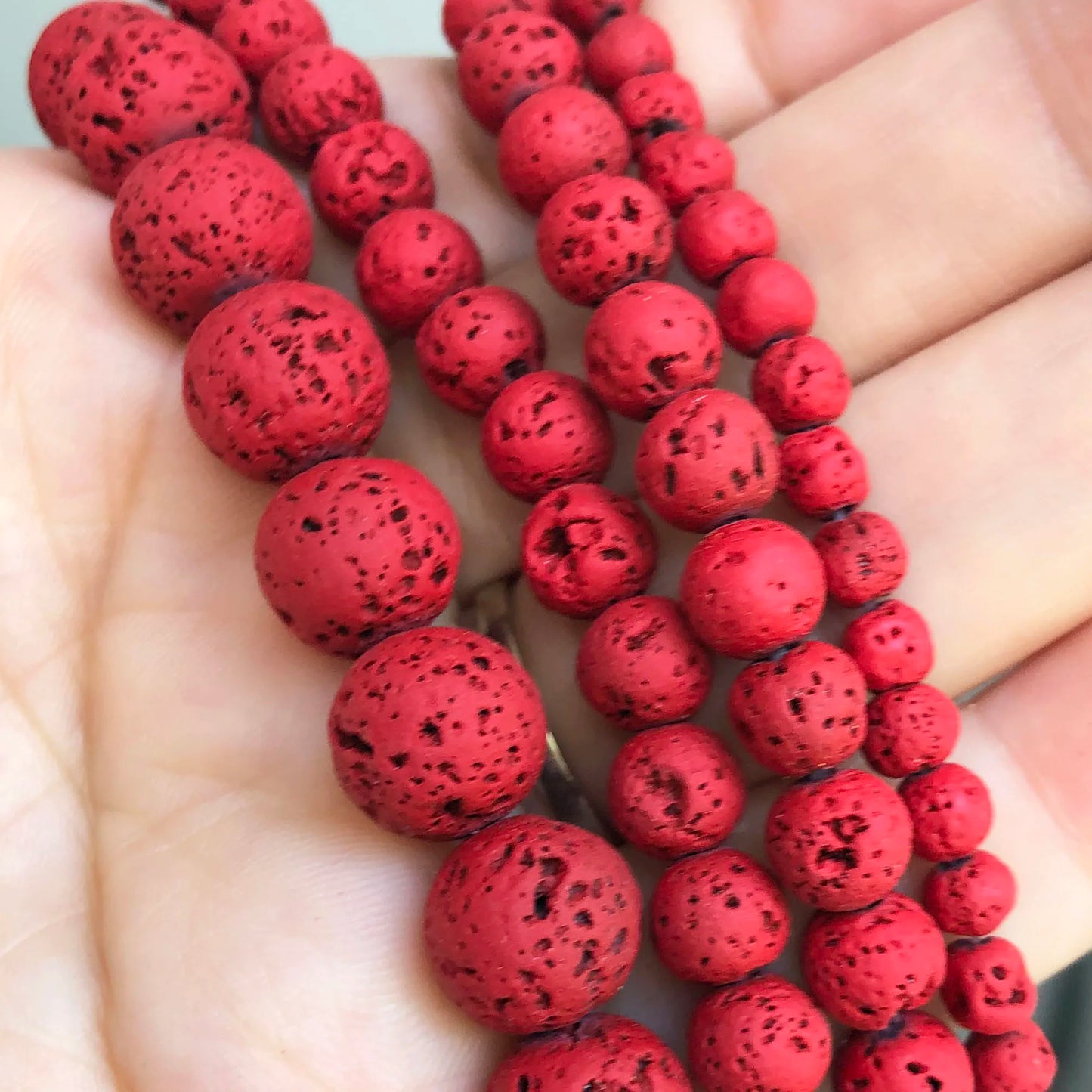 Natural Stone Round Beads Yooperlite Fire Sodalite Loose Spacer Beads