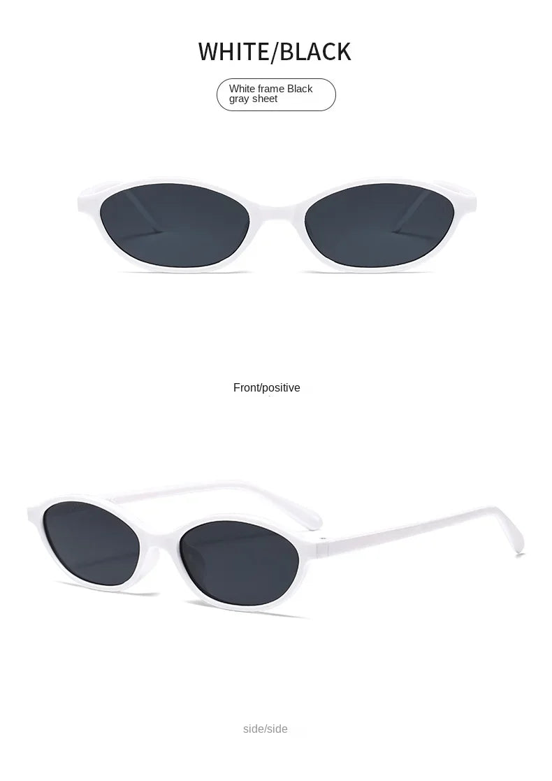 Oval Frame Sunglasses Women Trendy Small Frame