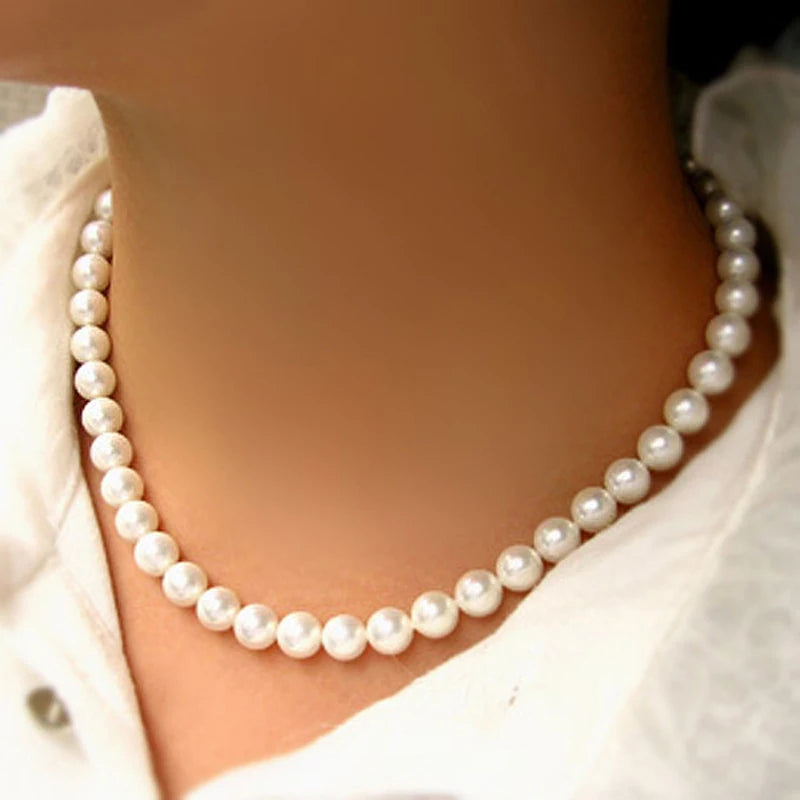 Choker Necklace Pearl