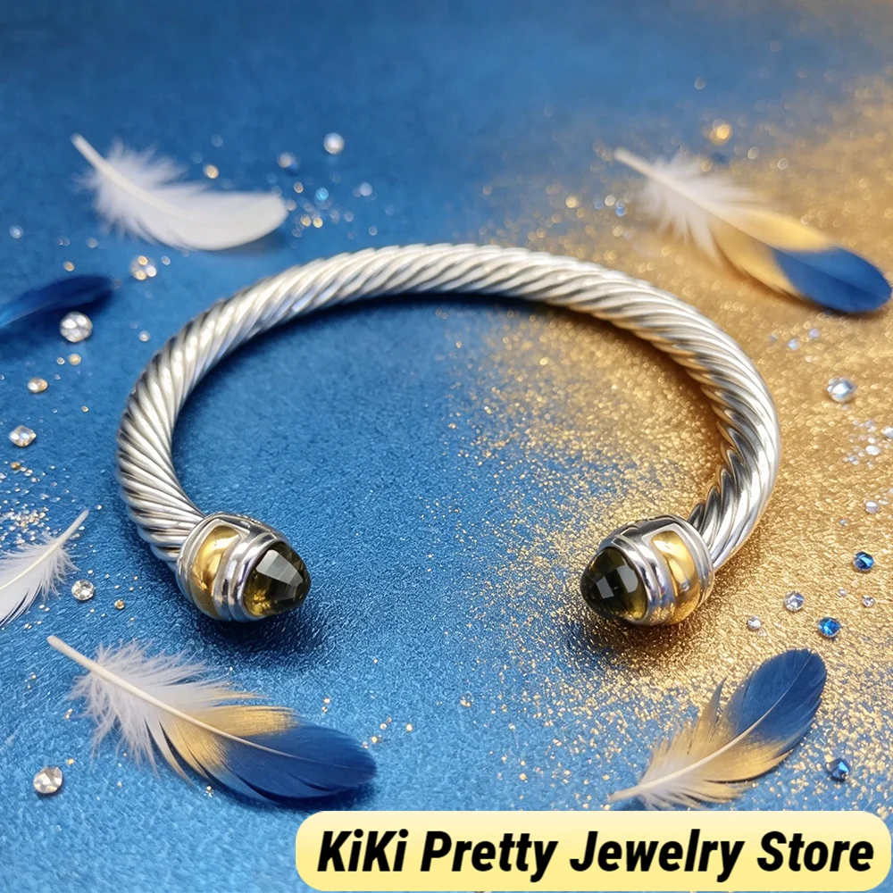 Bracelet Different Colored Zircon Stones