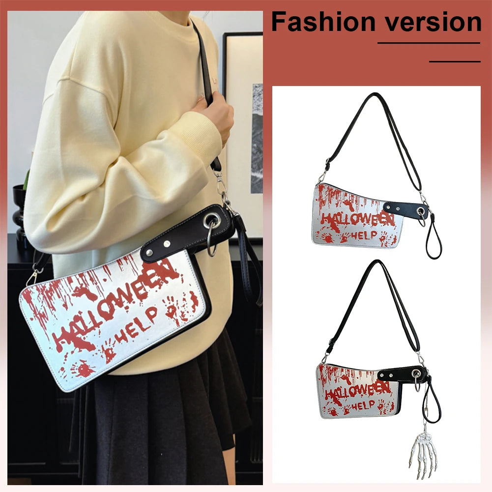 Clutch Knife Shape Leather