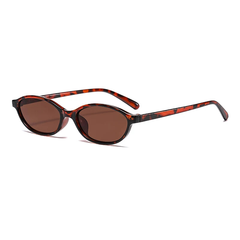 Oval Frame Sunglasses Women Trendy Small Frame