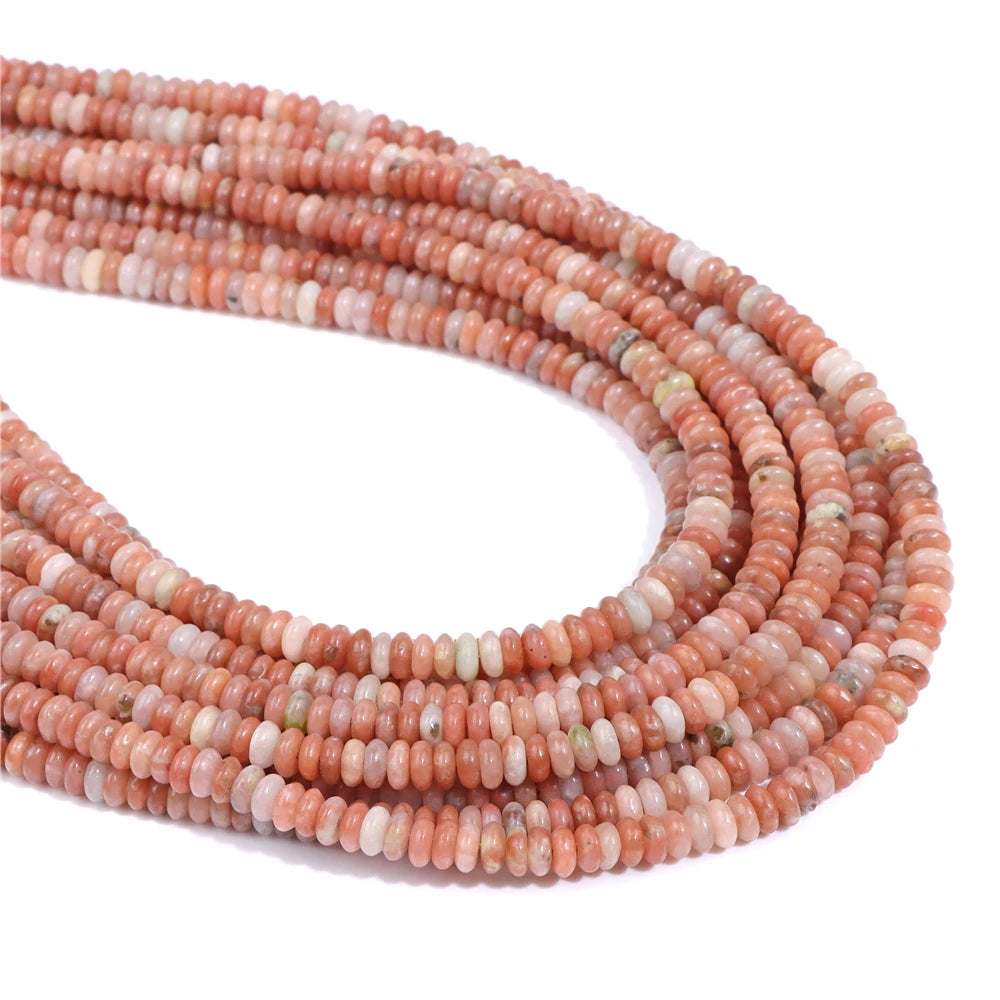Stone Beads Abacus Round Spacer Beads For Jewelry Making