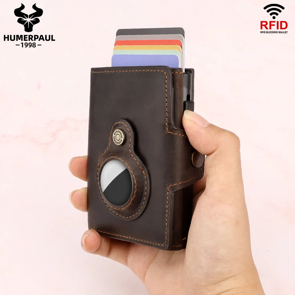 Wallet RFID Leather Card Holder