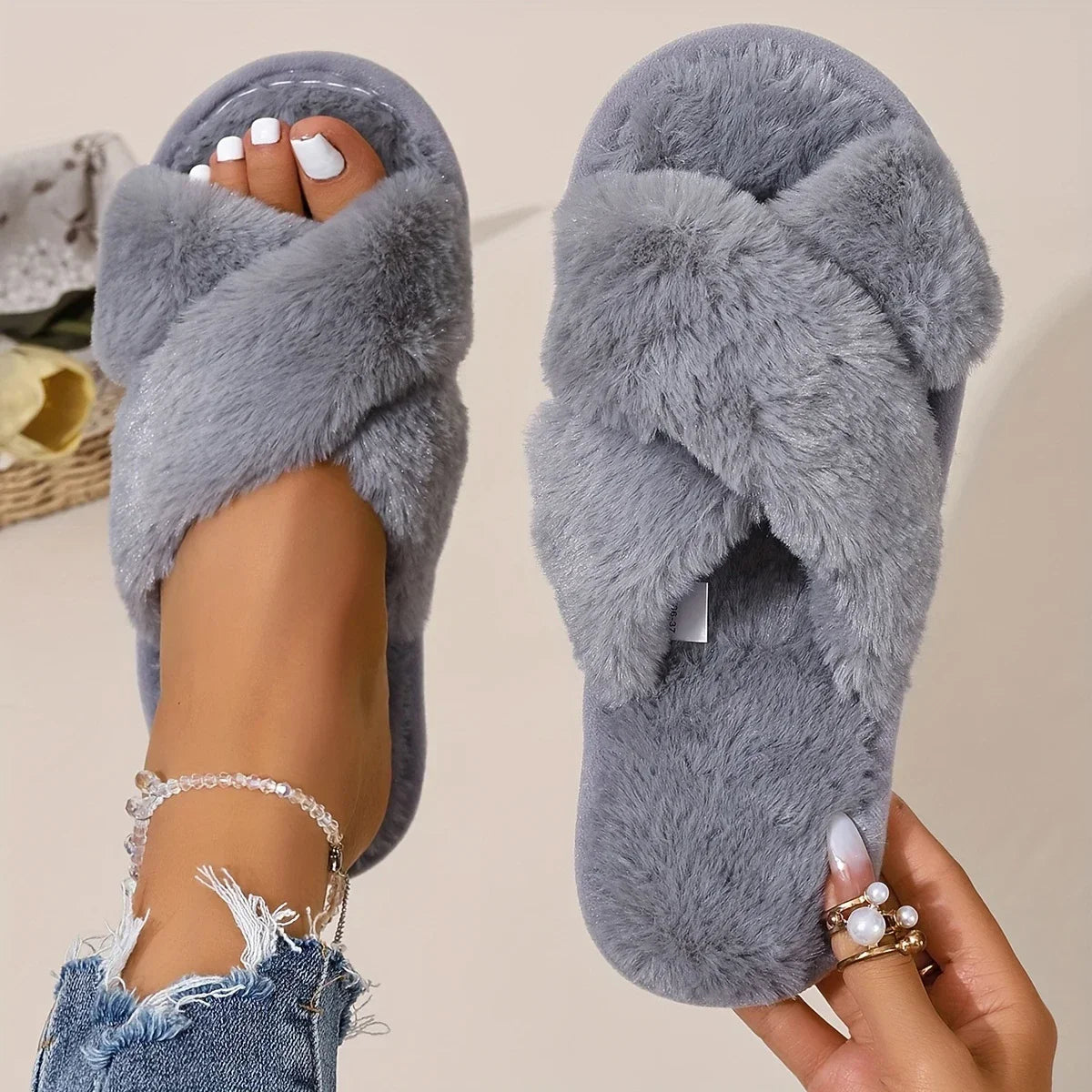 Slippers For Women Plush