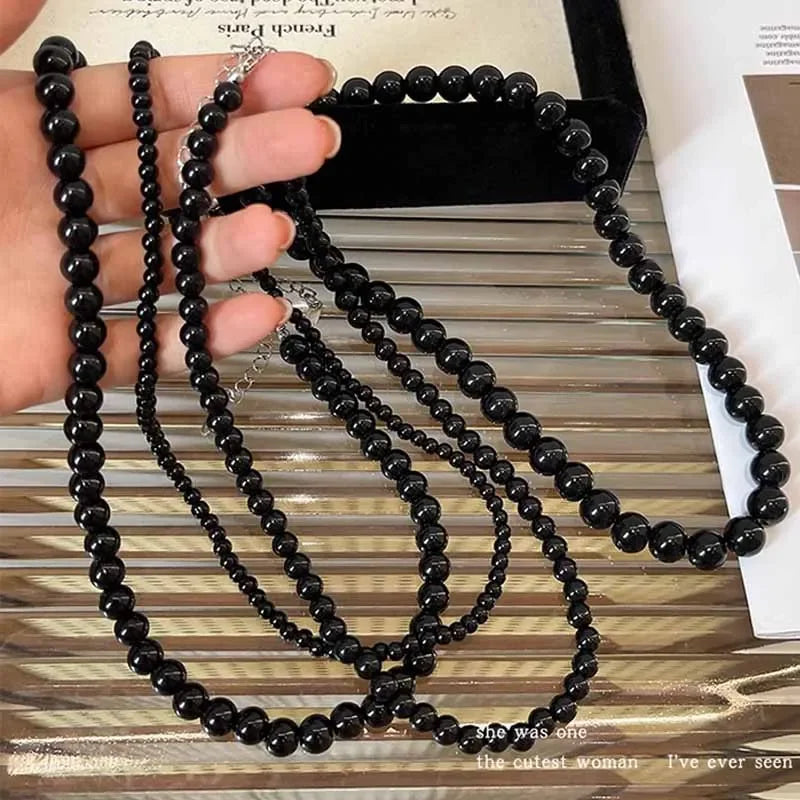 Round Bead Acrylic Choker