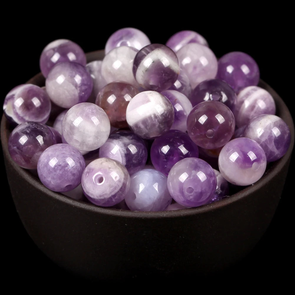 IYKWIM Natural Round Bead Mix Tiger Eye Amazonite Lava Turquoise
