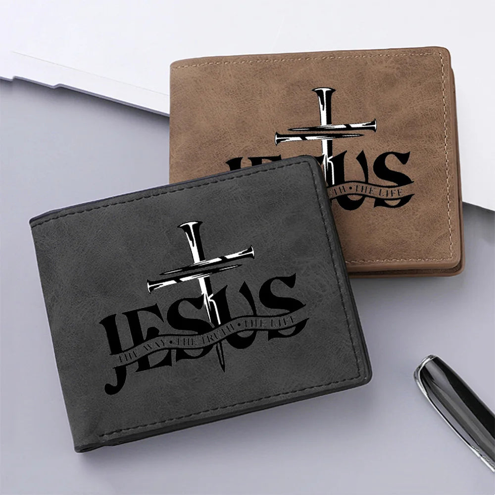 Leather Wallet With Zipper Coin Pocket