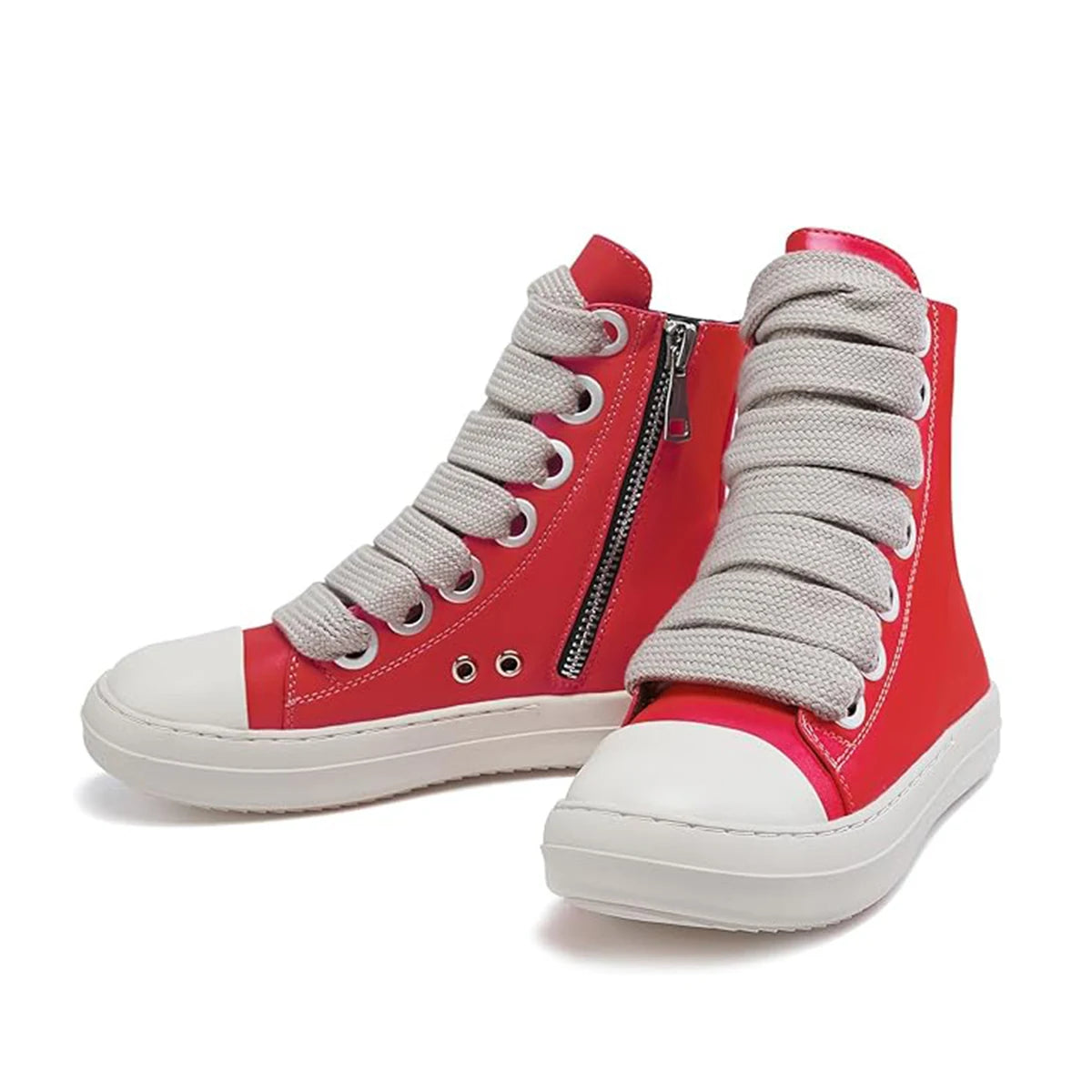 Women's Ankle High Top  With Flat Sole