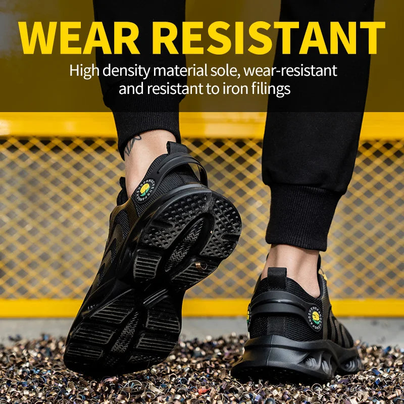 Mens Safety Shoes Anti Puncture Anti Smash